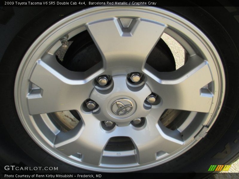Barcelona Red Metallic / Graphite Gray 2009 Toyota Tacoma V6 SR5 Double Cab 4x4