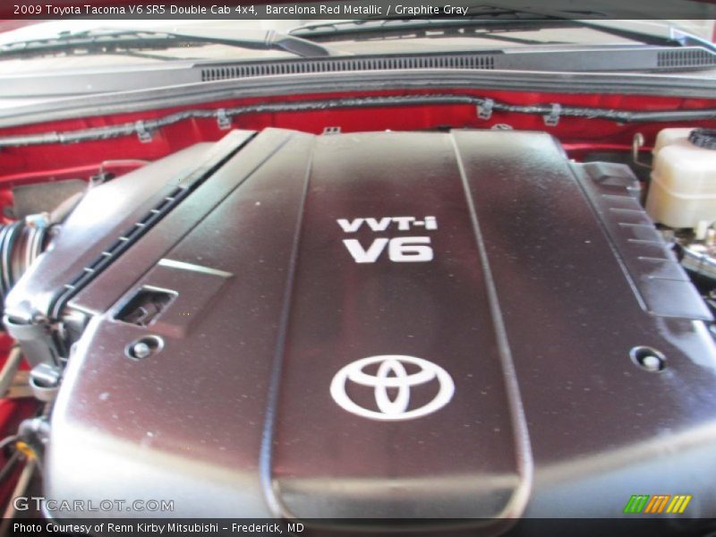 Barcelona Red Metallic / Graphite Gray 2009 Toyota Tacoma V6 SR5 Double Cab 4x4