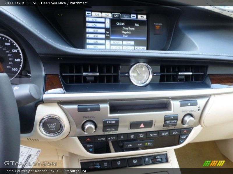 Deep Sea Mica / Parchment 2014 Lexus ES 350