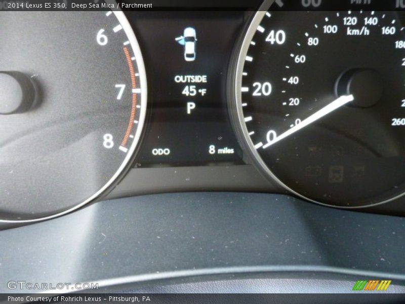 Deep Sea Mica / Parchment 2014 Lexus ES 350