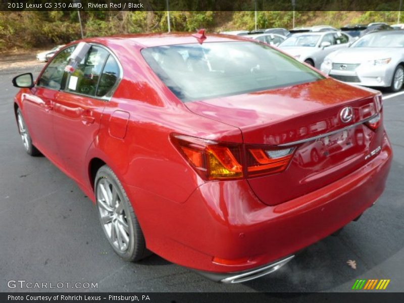 Riviera Red / Black 2013 Lexus GS 350 AWD