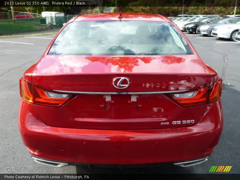 Riviera Red / Black 2013 Lexus GS 350 AWD