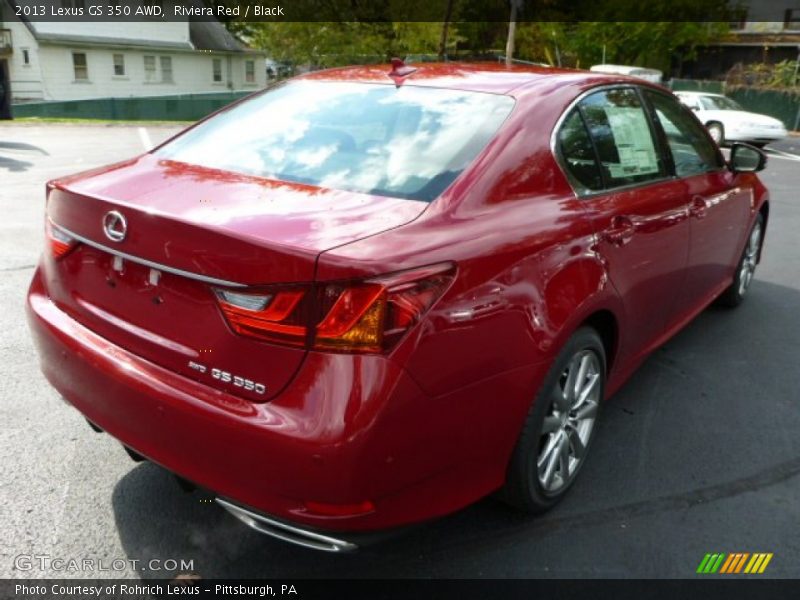Riviera Red / Black 2013 Lexus GS 350 AWD