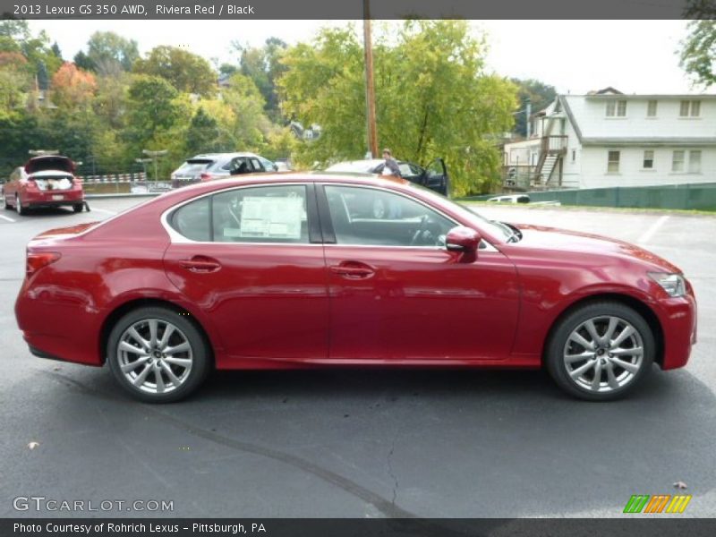 Riviera Red / Black 2013 Lexus GS 350 AWD