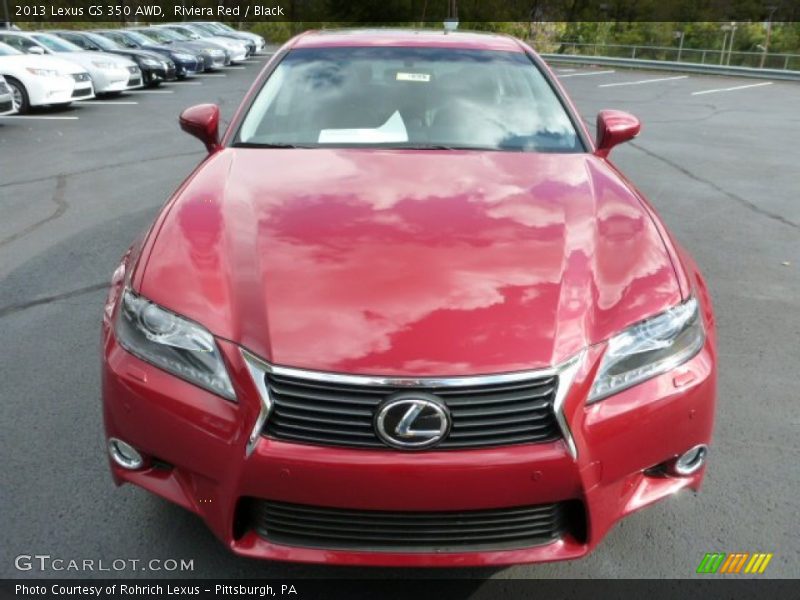 Riviera Red / Black 2013 Lexus GS 350 AWD