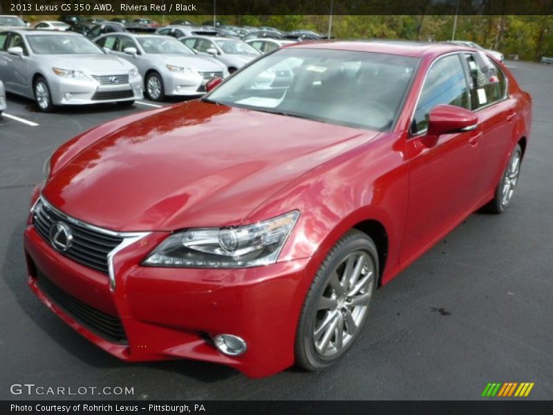 Riviera Red / Black 2013 Lexus GS 350 AWD