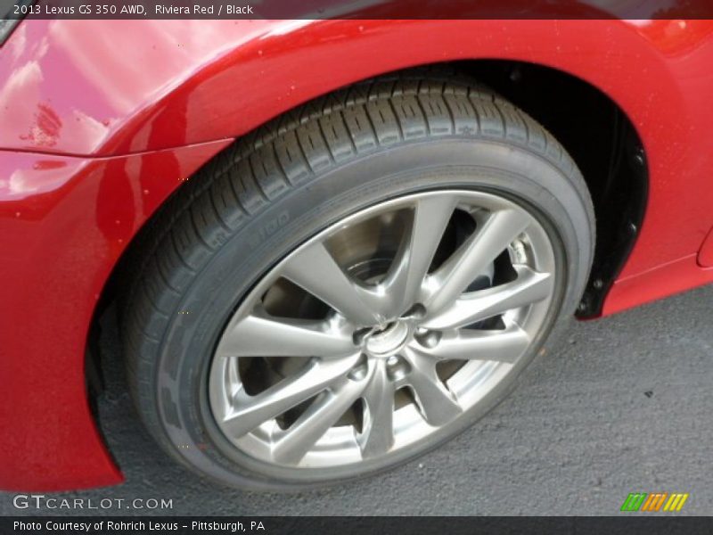 Riviera Red / Black 2013 Lexus GS 350 AWD
