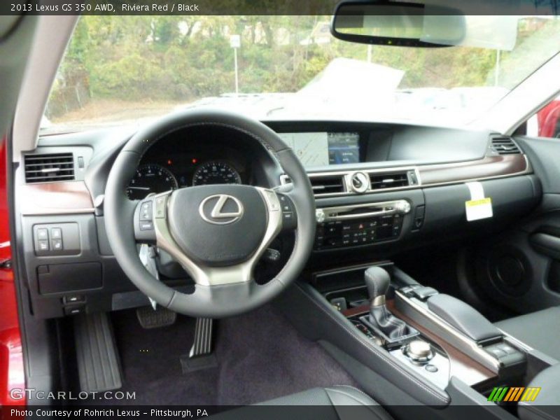 Riviera Red / Black 2013 Lexus GS 350 AWD