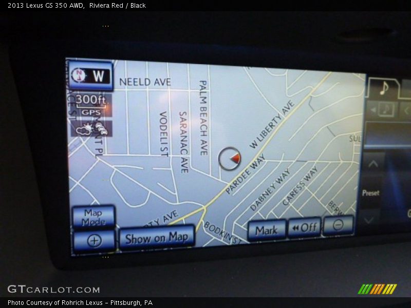 Riviera Red / Black 2013 Lexus GS 350 AWD