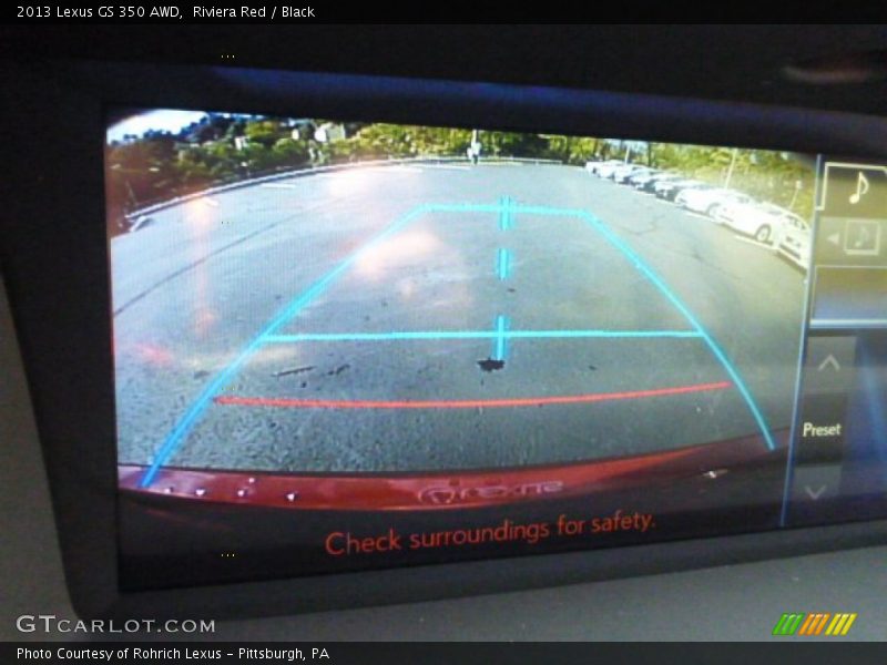 Riviera Red / Black 2013 Lexus GS 350 AWD