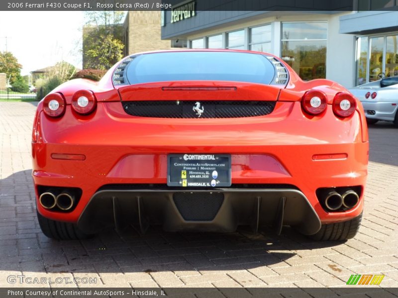 Rosso Corsa (Red) / Beige 2006 Ferrari F430 Coupe F1