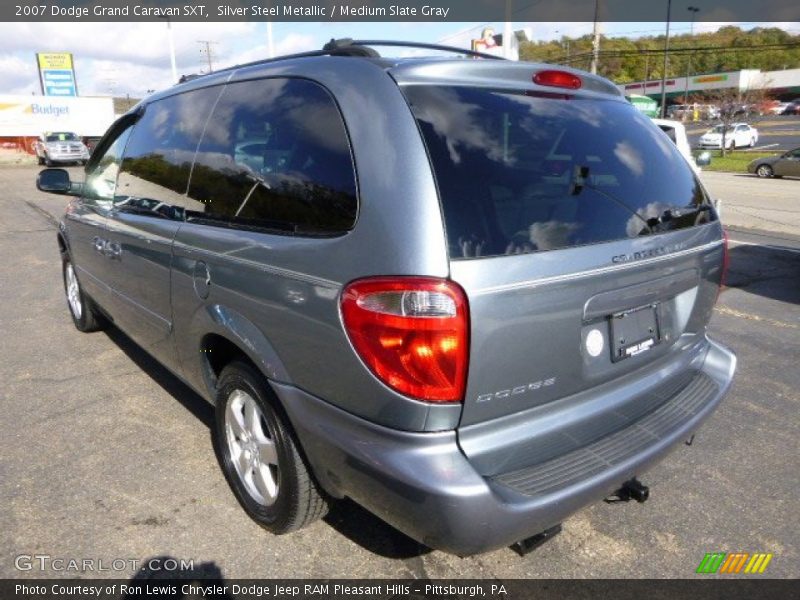 Silver Steel Metallic / Medium Slate Gray 2007 Dodge Grand Caravan SXT