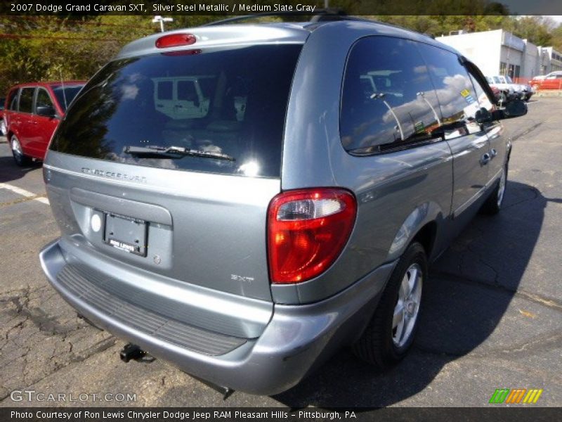 Silver Steel Metallic / Medium Slate Gray 2007 Dodge Grand Caravan SXT