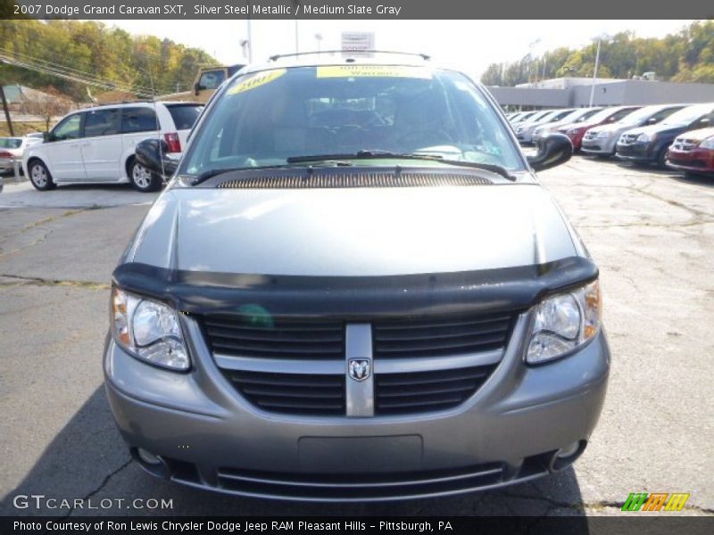 Silver Steel Metallic / Medium Slate Gray 2007 Dodge Grand Caravan SXT