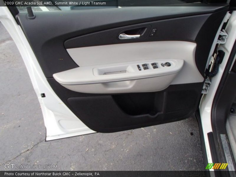 Summit White / Light Titanium 2009 GMC Acadia SLE AWD