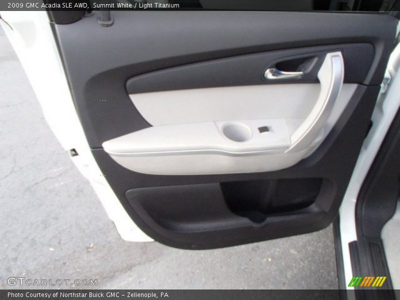 Summit White / Light Titanium 2009 GMC Acadia SLE AWD