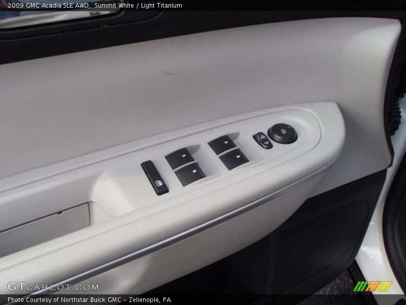 Summit White / Light Titanium 2009 GMC Acadia SLE AWD