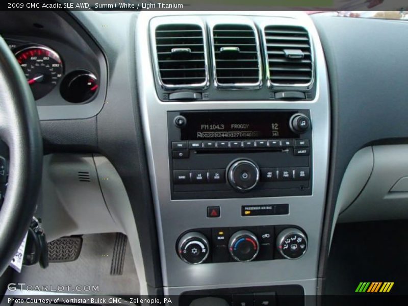 Summit White / Light Titanium 2009 GMC Acadia SLE AWD