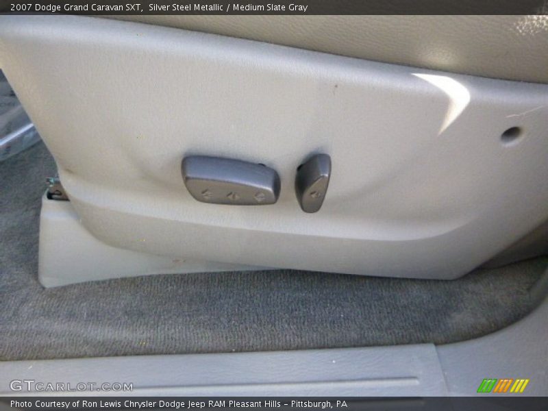 Silver Steel Metallic / Medium Slate Gray 2007 Dodge Grand Caravan SXT
