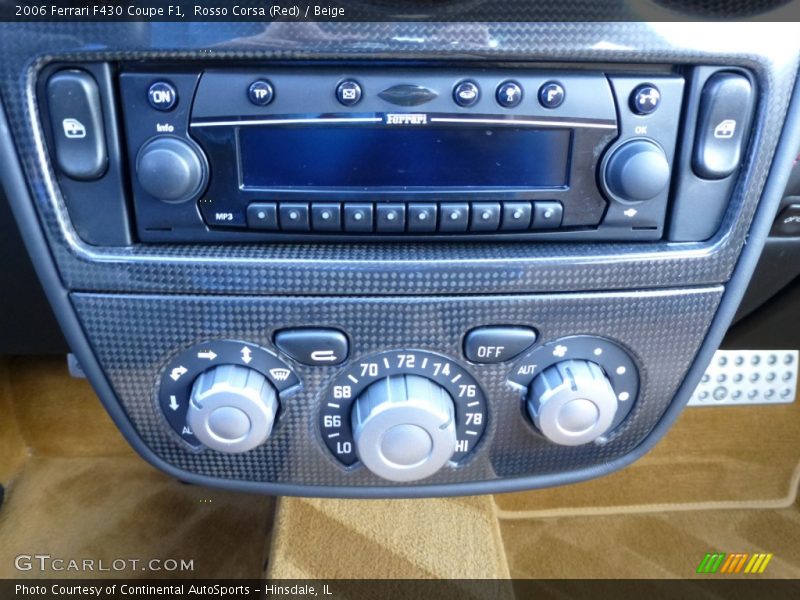 Controls of 2006 F430 Coupe F1