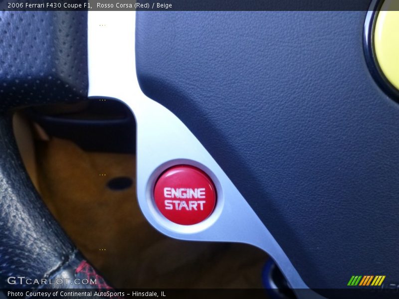 Controls of 2006 F430 Coupe F1