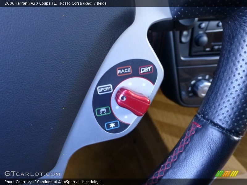 Controls of 2006 F430 Coupe F1