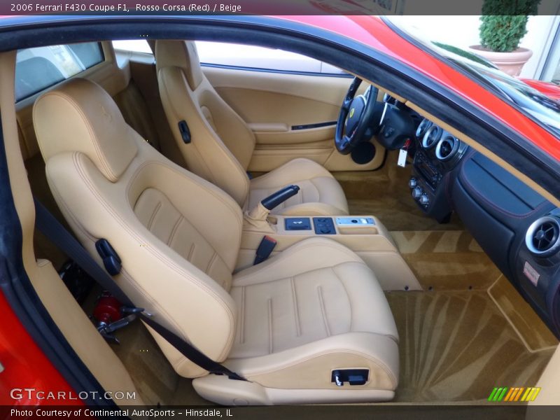 Front Seat of 2006 F430 Coupe F1