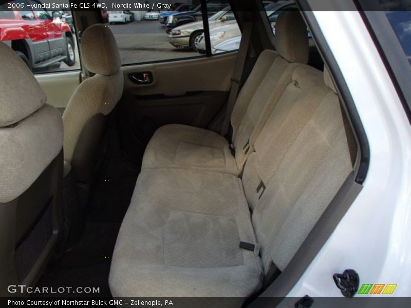 Nordic White / Gray 2006 Hyundai Santa Fe GLS 4WD