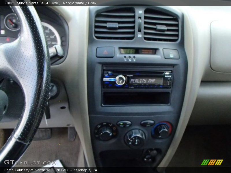 Nordic White / Gray 2006 Hyundai Santa Fe GLS 4WD