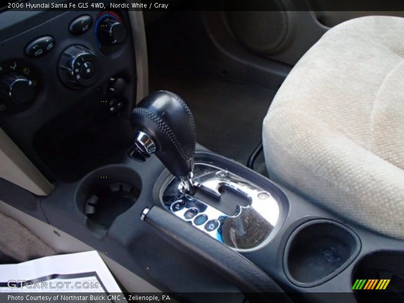 Nordic White / Gray 2006 Hyundai Santa Fe GLS 4WD
