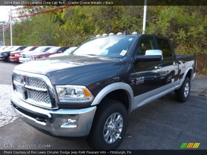 Granite Crystal Metallic / Black 2014 Ram 2500 Laramie Crew Cab 4x4