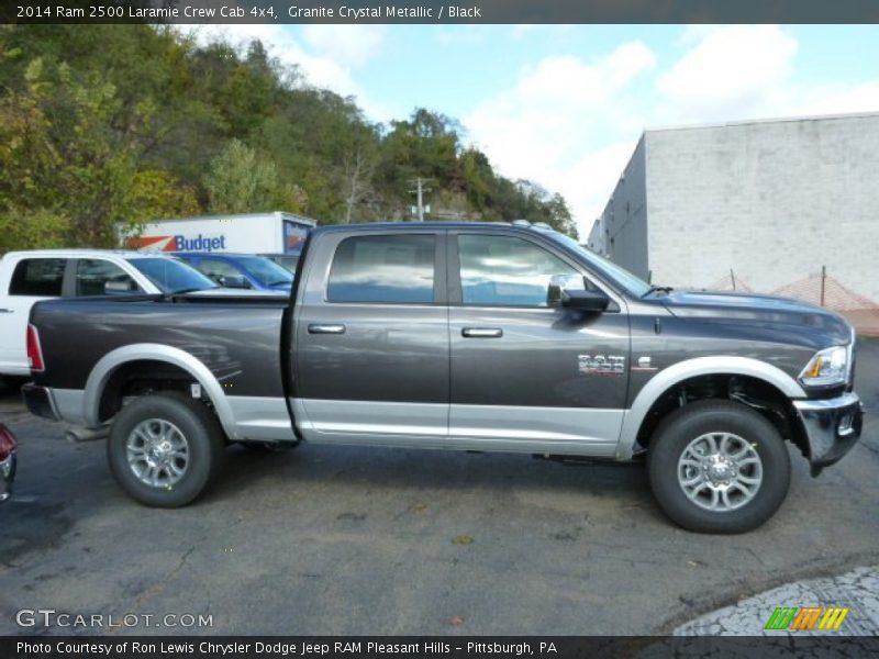 Granite Crystal Metallic / Black 2014 Ram 2500 Laramie Crew Cab 4x4