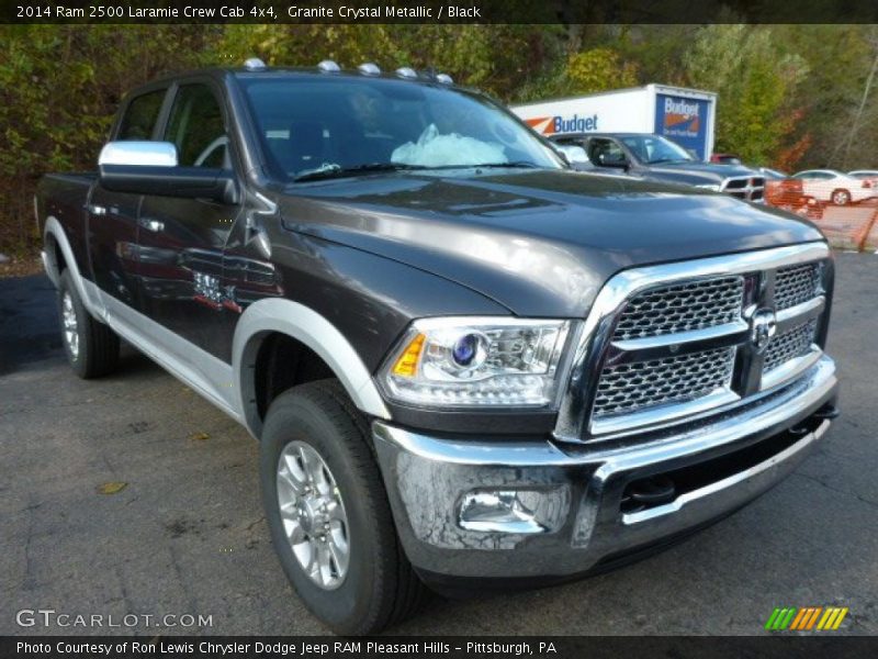 Granite Crystal Metallic / Black 2014 Ram 2500 Laramie Crew Cab 4x4