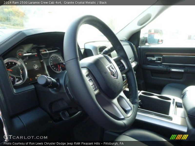 Granite Crystal Metallic / Black 2014 Ram 2500 Laramie Crew Cab 4x4
