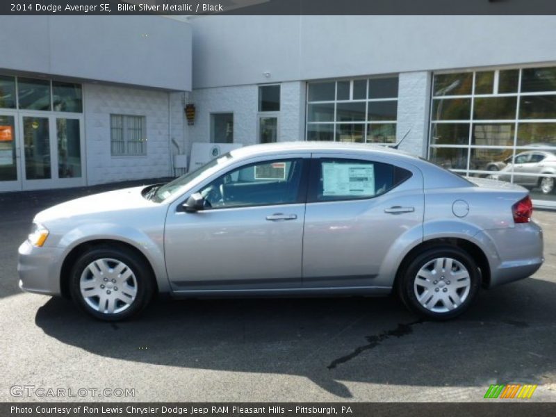 Billet Silver Metallic / Black 2014 Dodge Avenger SE