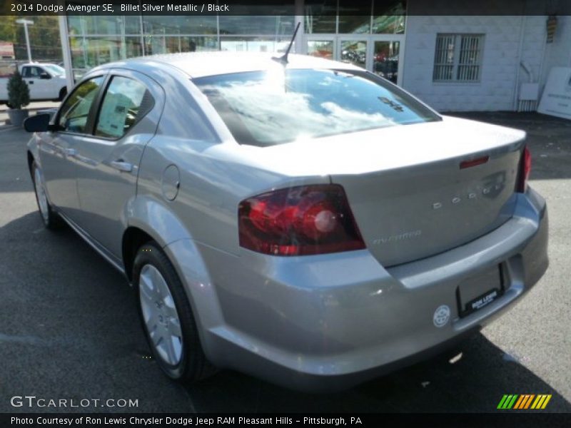 Billet Silver Metallic / Black 2014 Dodge Avenger SE