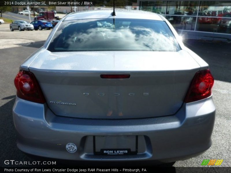 Billet Silver Metallic / Black 2014 Dodge Avenger SE