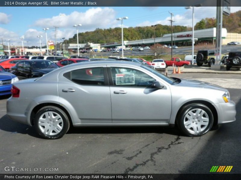 Billet Silver Metallic / Black 2014 Dodge Avenger SE
