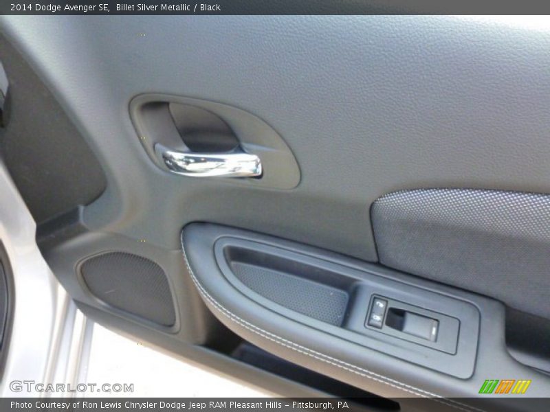 Billet Silver Metallic / Black 2014 Dodge Avenger SE