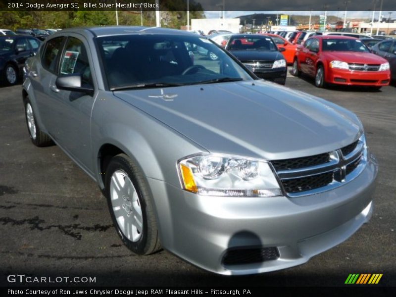 Billet Silver Metallic / Black 2014 Dodge Avenger SE