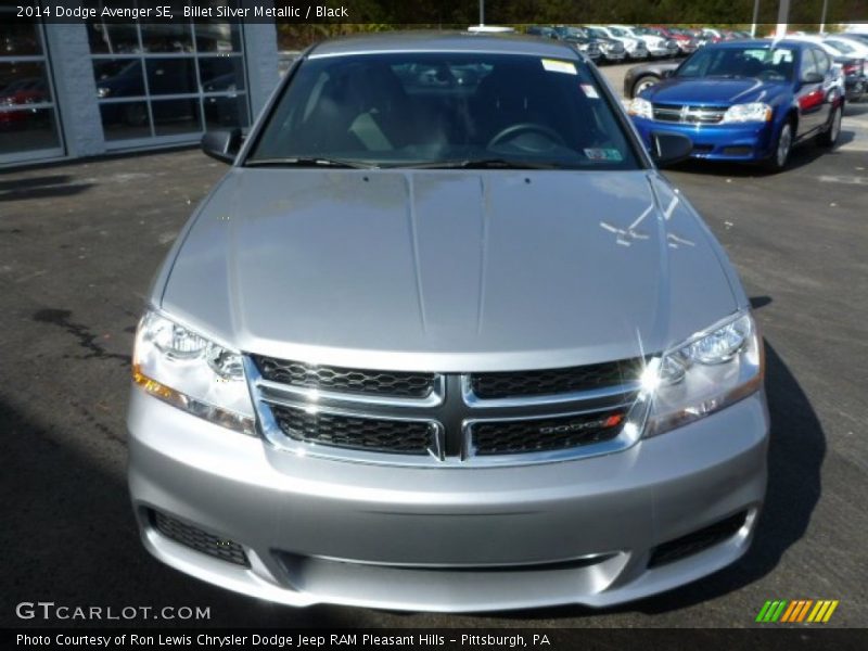 Billet Silver Metallic / Black 2014 Dodge Avenger SE