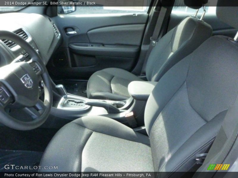 Billet Silver Metallic / Black 2014 Dodge Avenger SE