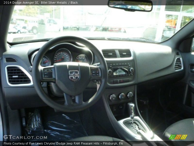 Billet Silver Metallic / Black 2014 Dodge Avenger SE