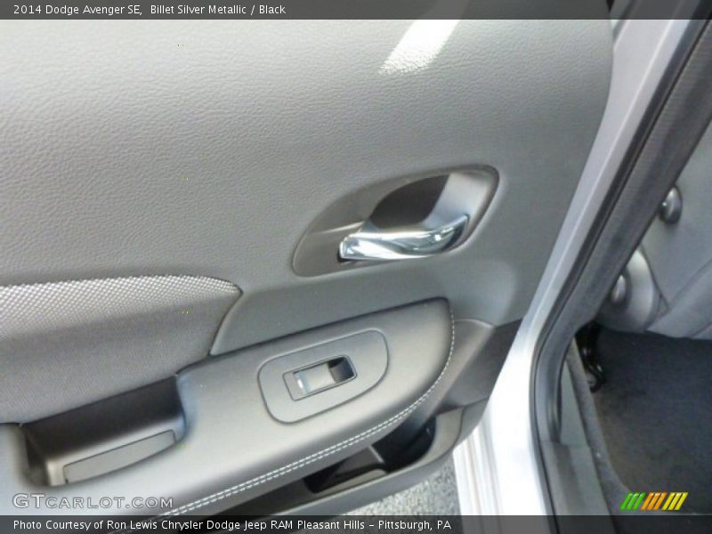Billet Silver Metallic / Black 2014 Dodge Avenger SE