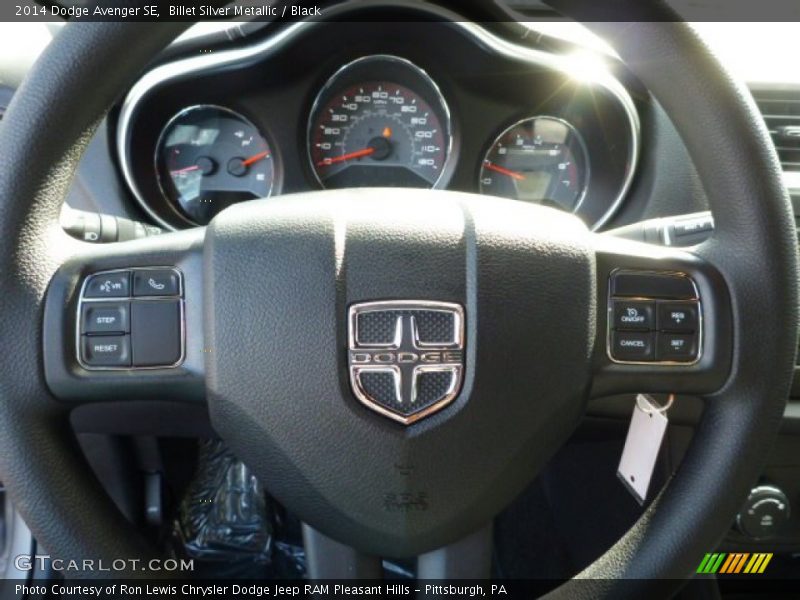 Billet Silver Metallic / Black 2014 Dodge Avenger SE