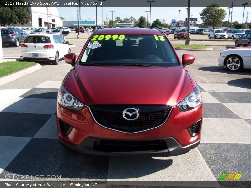 Zeal Red Mica / Sand 2013 Mazda CX-5 Sport AWD