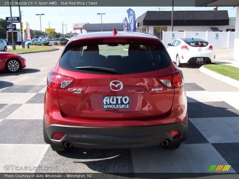 Zeal Red Mica / Sand 2013 Mazda CX-5 Sport AWD