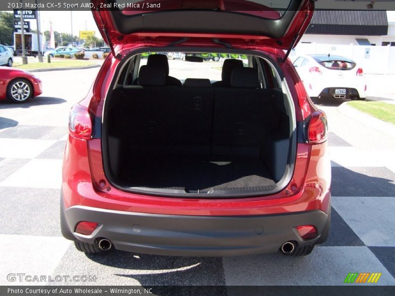 Zeal Red Mica / Sand 2013 Mazda CX-5 Sport AWD