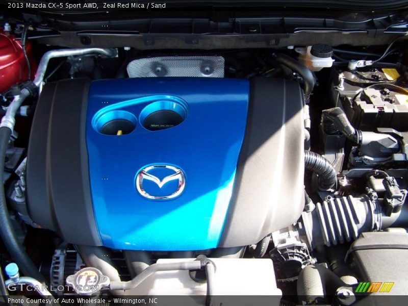 Zeal Red Mica / Sand 2013 Mazda CX-5 Sport AWD