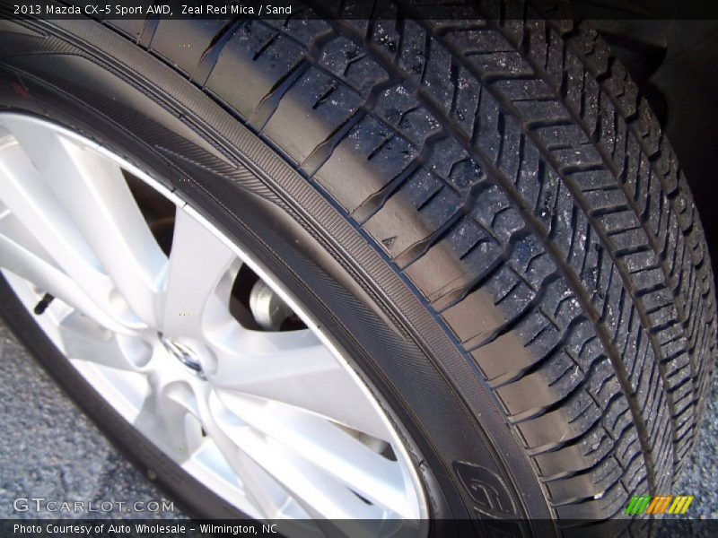 Zeal Red Mica / Sand 2013 Mazda CX-5 Sport AWD